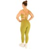 Ribbed AKER leggings - Olive Green