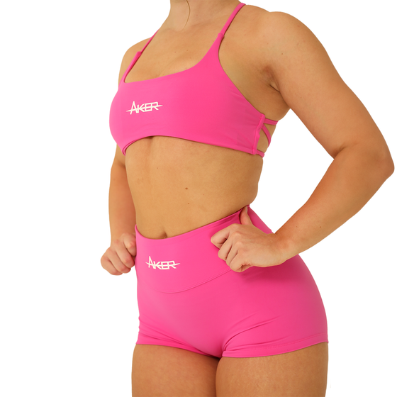 Define AKER sports bra - Pink