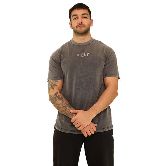 AKER simple tee - Stone