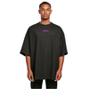 Extra oversized Huge Demon Tee - Black/purple