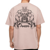 Oversized Demon Tee - Rose pink